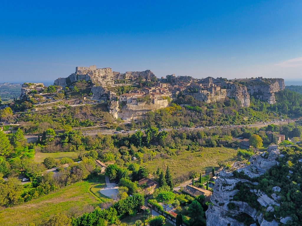 Les Baux-de-Provence, in Alpilles Mountains in Provence, caverne des lumières