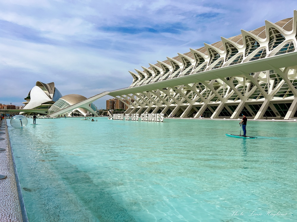 very large pool with electric paddle boats