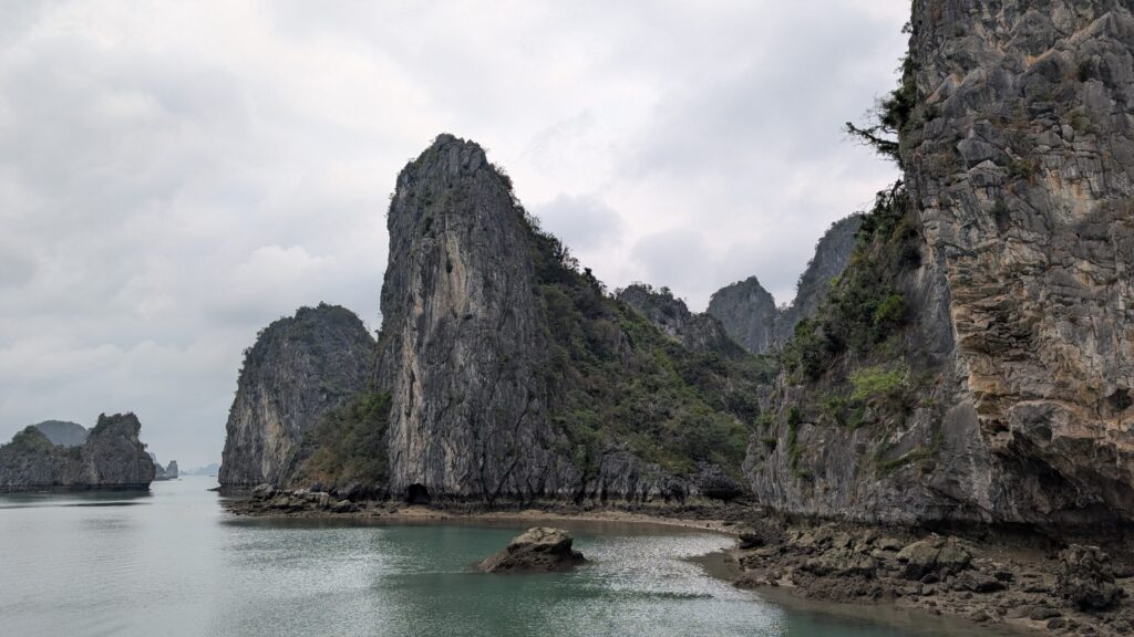 Beautiful scenic view of a bay in Vietnam